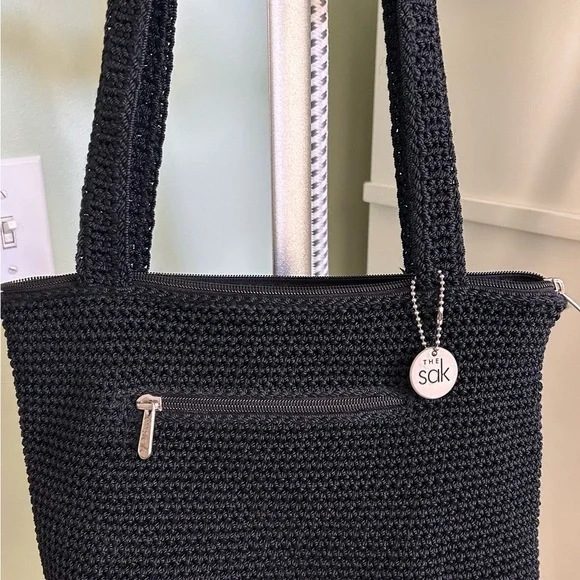 The Sak Black Knit Tote Bag - Picture 7 of 7